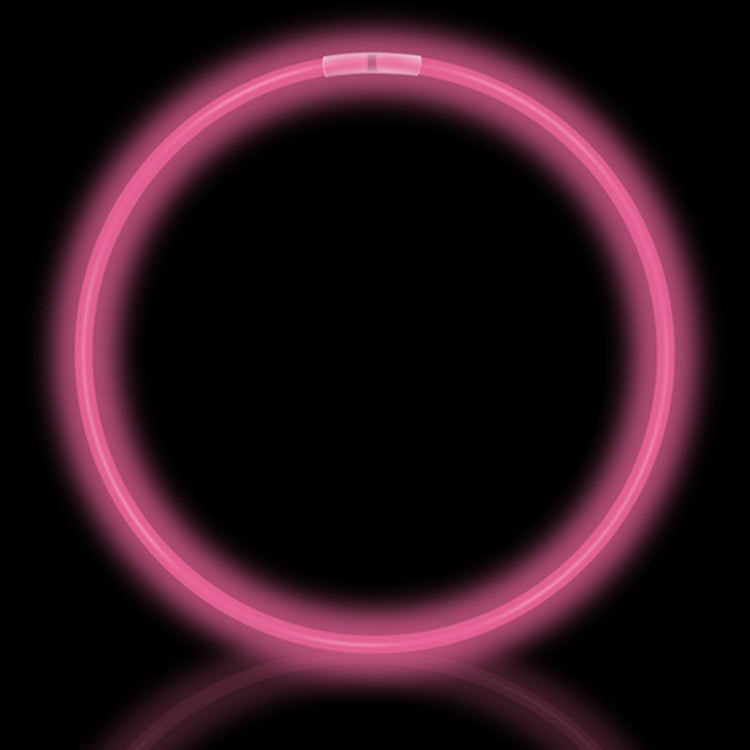 22" Pink Premium Glow Necklaces (50/tube or 600/case)
