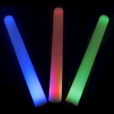 Multi-color LED Glow Sticks Batons - Glow In The Dark Store