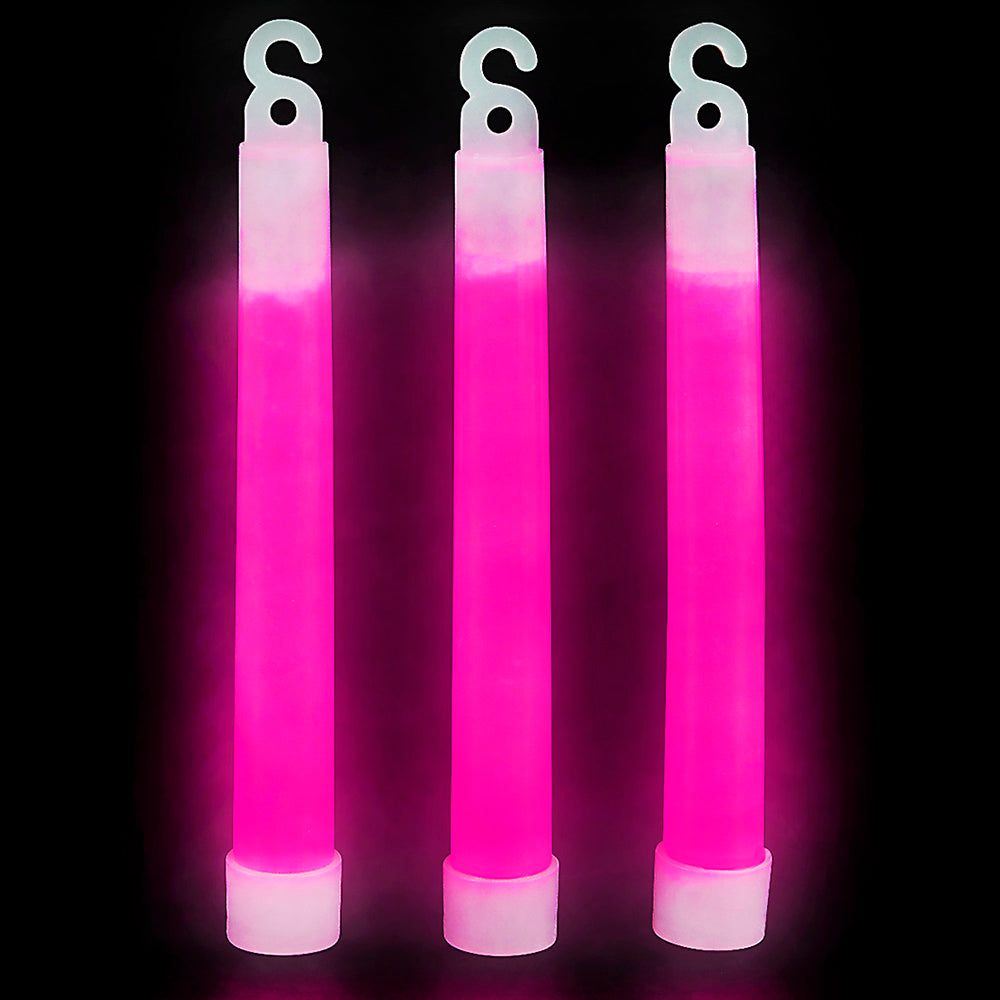 6" Pink Premium Glow Sticks (pack of 24)