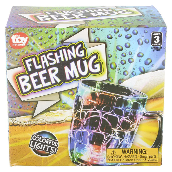 Multi Colour Flashing Beer Mug 16oz