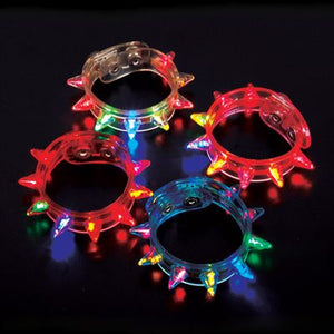 Flashing Spike Bracelet (Pack of 12)